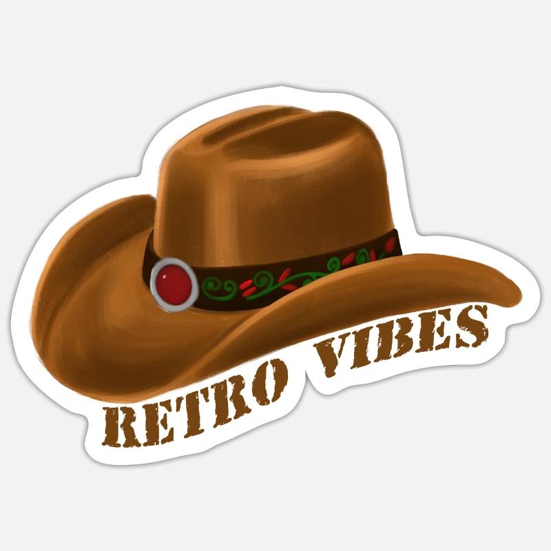 Retro Vibes - Sticker size S (10 x 10 cm) - white matte
