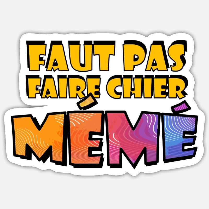 Sticker taille S (10 x 10 cm) - 