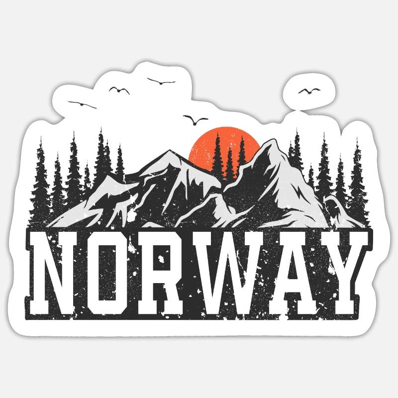 Norwegen Sticker