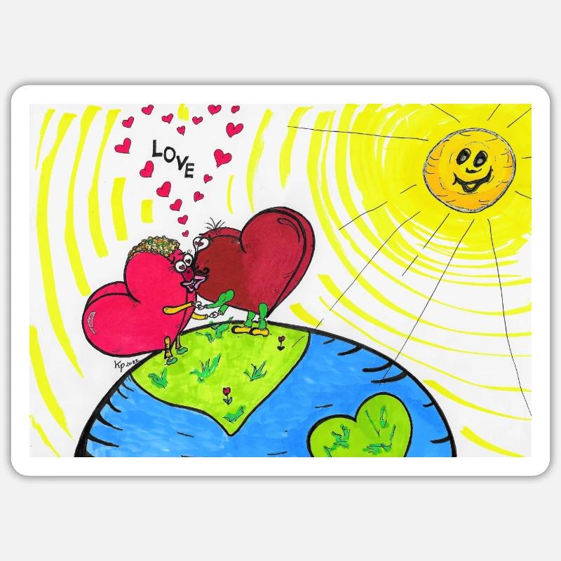 Sticker taille S (10 x 10 cm) - 