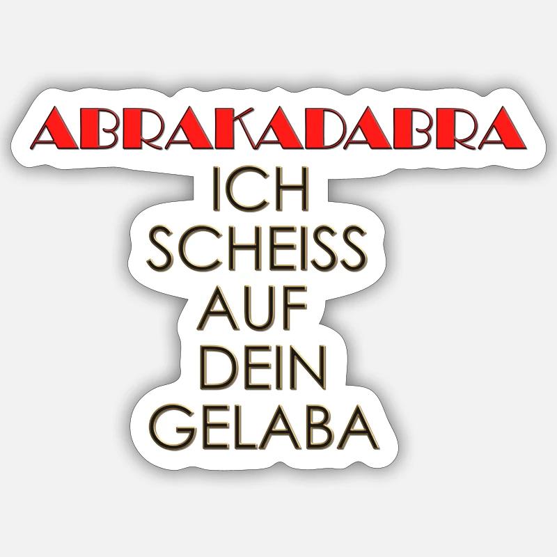 Sticker Größe S (10 x 10 cm) - 