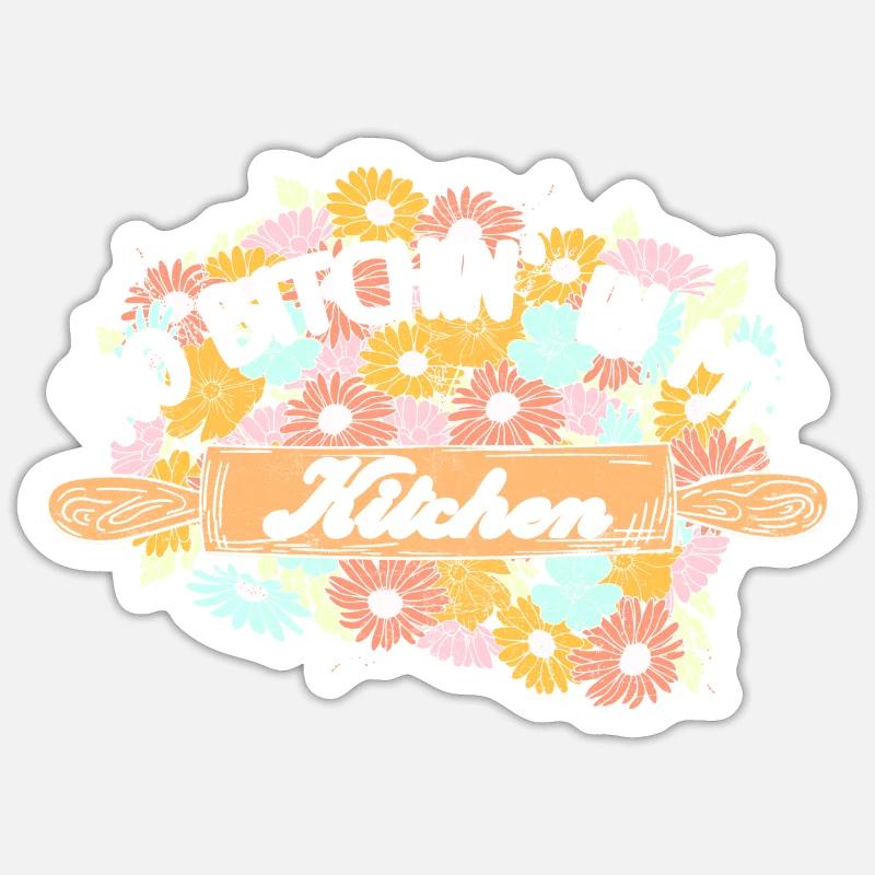 Baking Baker Baker Bakery Confectionery Cake Sticker size S (10 x 10 cm)