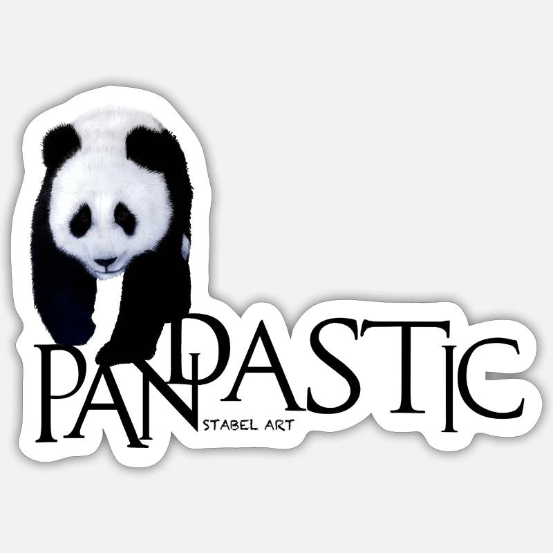 Pandastic Sticker size S (10 x 10 cm)