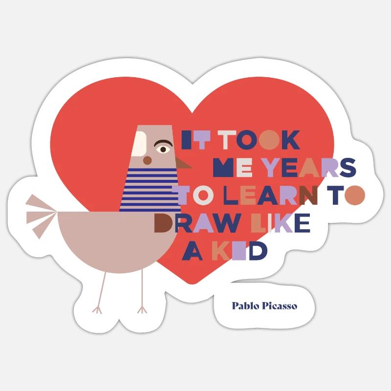 Sticker Größe S (10 x 10 cm) - 
