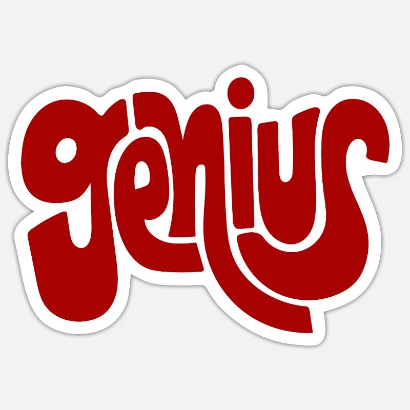 Genius Sticker size S (10 x 10 cm)