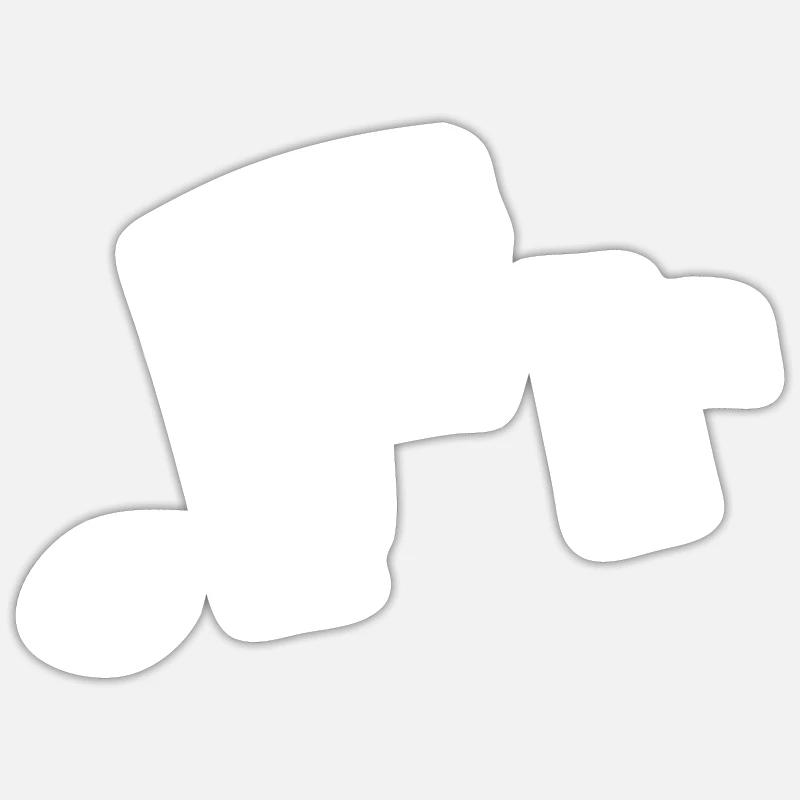 France Country Internet Code - Sticker size S (10 x 10 cm) - white matte