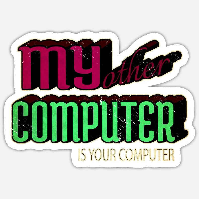 Présent Hacking Coding Hacking Computer Sticker taille S (10 x 10 cm)