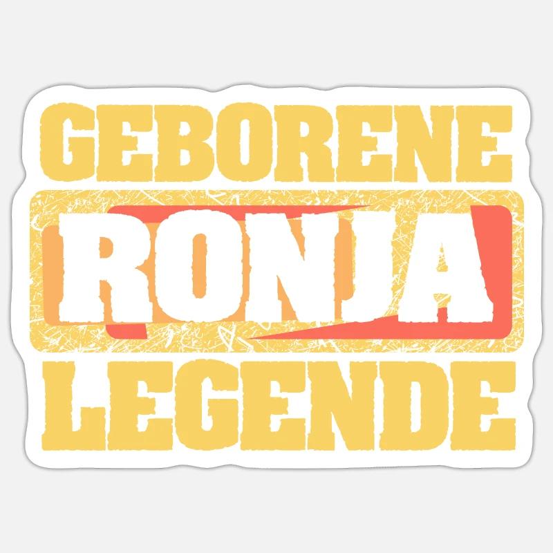 Jennifer - Sticker size S (10 x 10 cm) - white matte