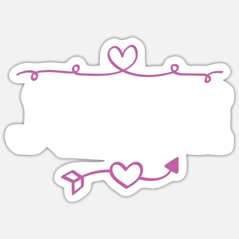 Judith - Sticker size S (10 x 10 cm) - white matte