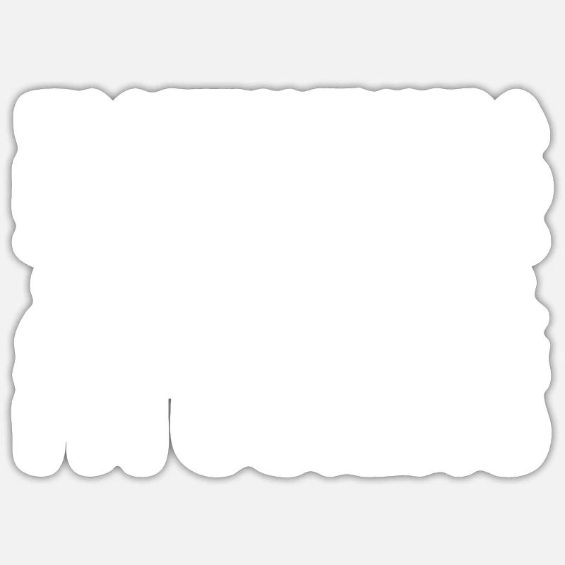 Gift idea for dad - Sticker size S (10 x 10 cm) - white matte