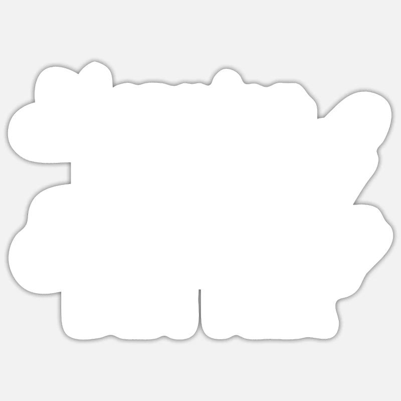 Shopping Makes Everything Better Sticker Größe S (10 x 10 cm)