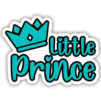 lt. prince - Sticker Größe S (10 x 10 cm) - Mattweiß - Vorne