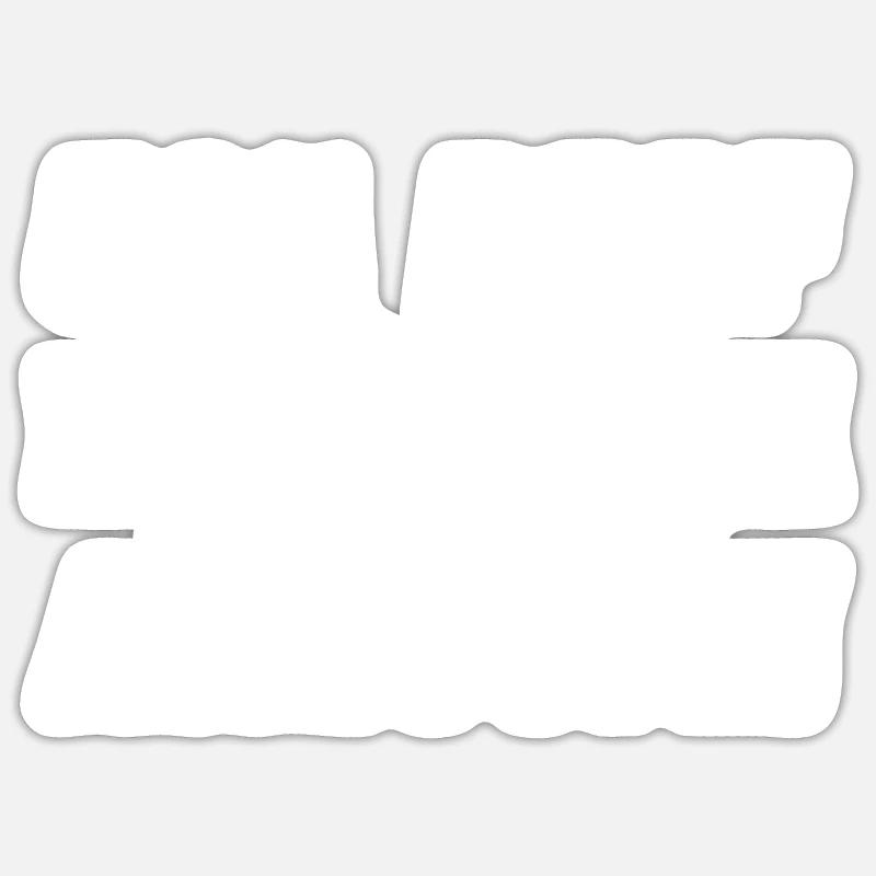 50% Deaf 100% Awesome - Sticker size S (10 x 10 cm) - white matte