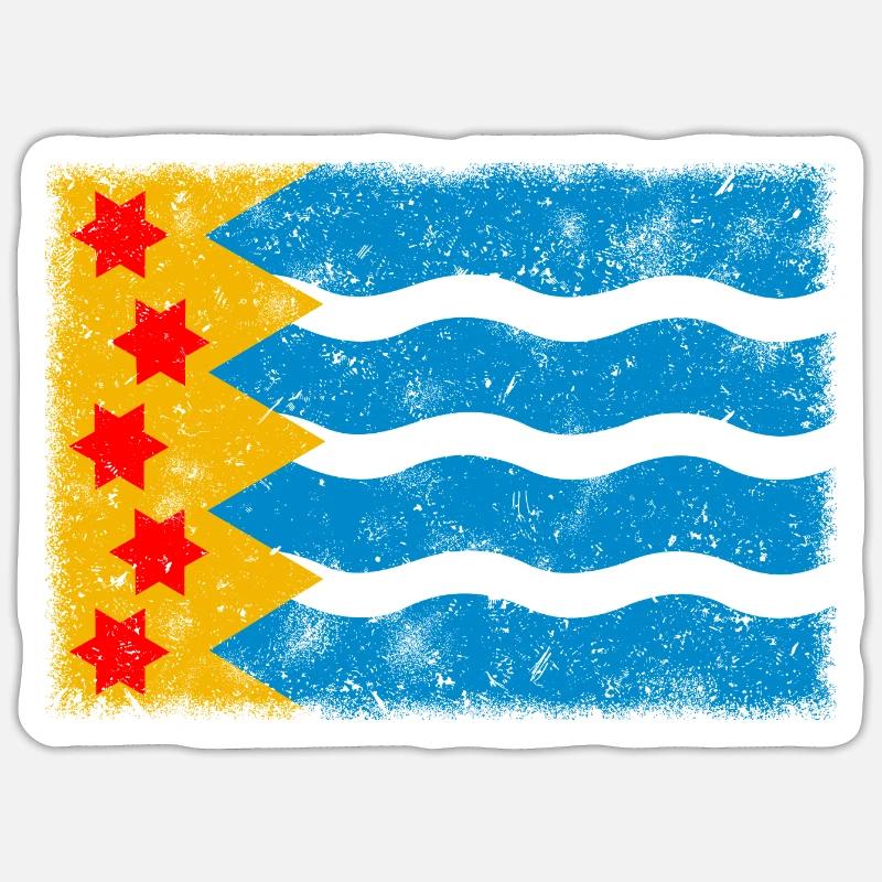 Oldambt - Sticker size S (10 x 10 cm) - white matte