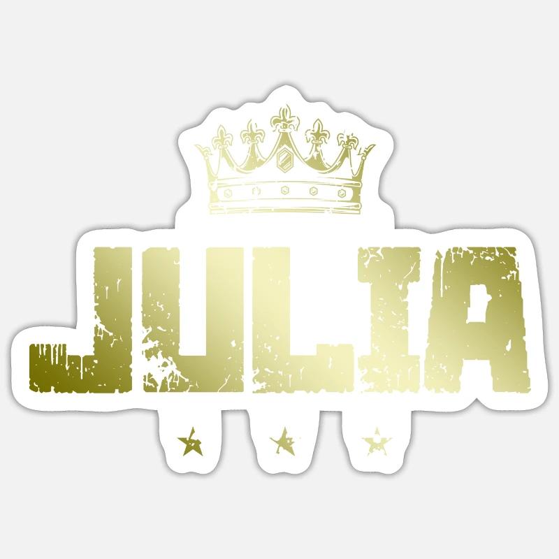 Juliet - Sticker size S (10 x 10 cm) - white matte
