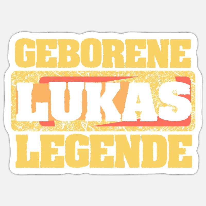 Lukas Sticker Größe S (10 x 10 cm)