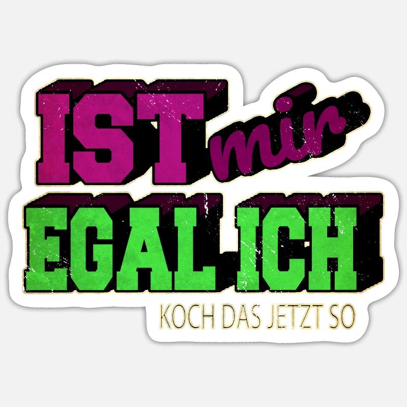 lieben geschenkidee vegetarier geburtstagsgeschenk Sticker Größe S (10 x 10 cm)