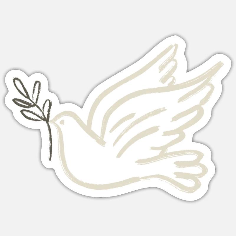 Frieden - Peace Sticker Größe S (10 x 10 cm)