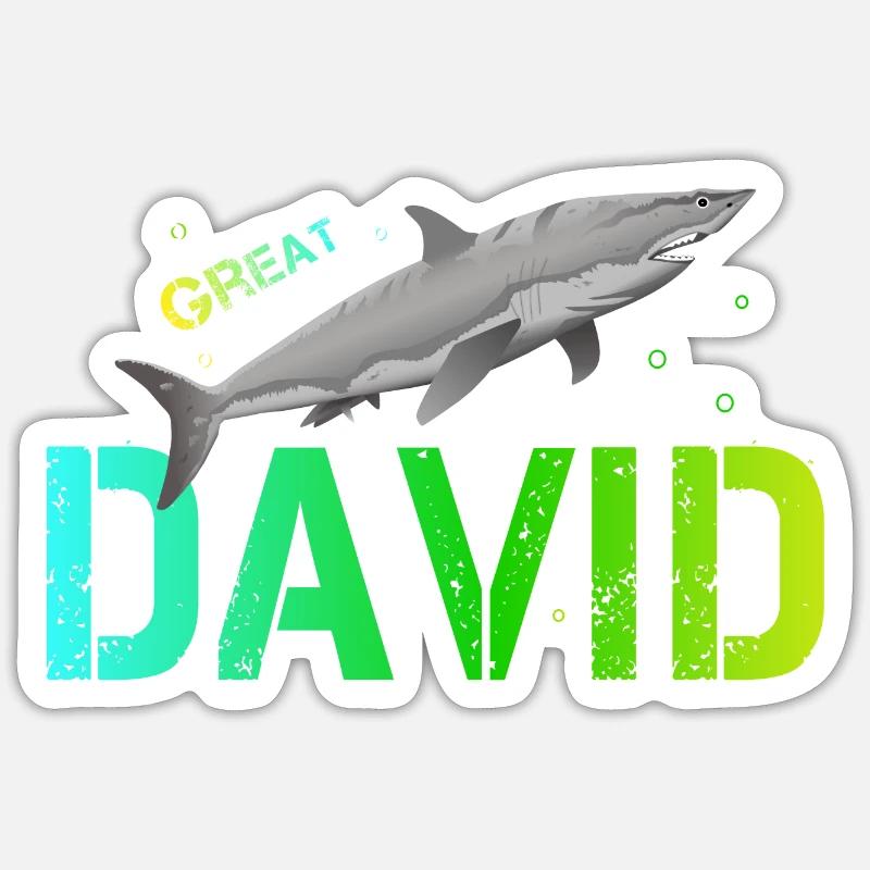 David Sticker taille S (10 x 10 cm)