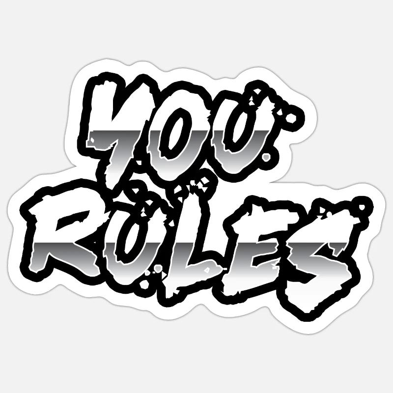 Sticker Größe S (10 x 10 cm) - 