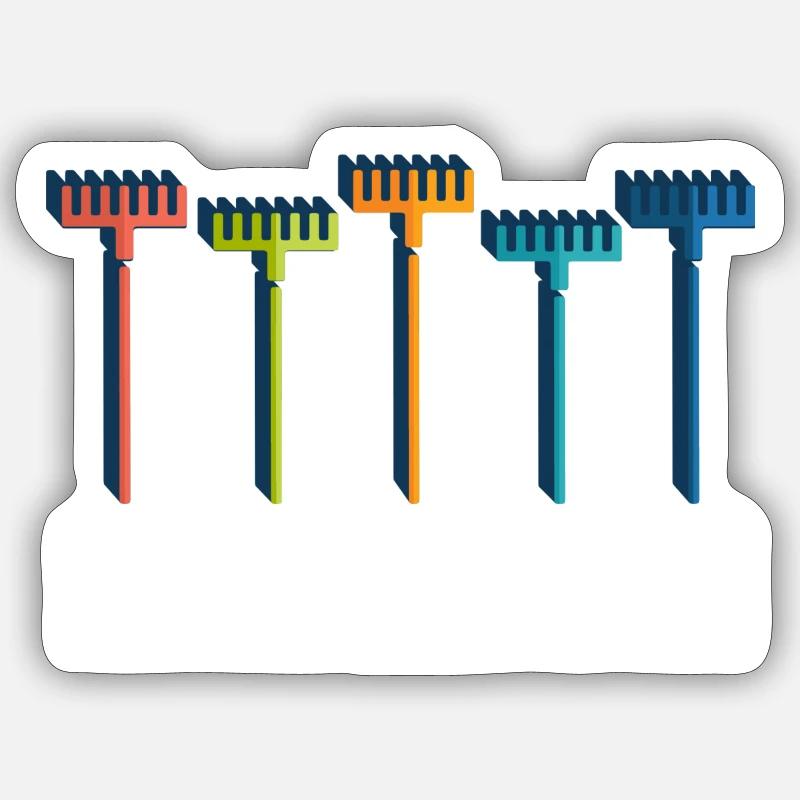 Rechenzentrum für IT- und / oder Garten Nerds Sticker Größe S (10 x 10 cm)