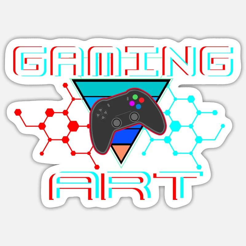 PC-Spiele - Sticker Größe S (10 x 10 cm) - Mattweiß