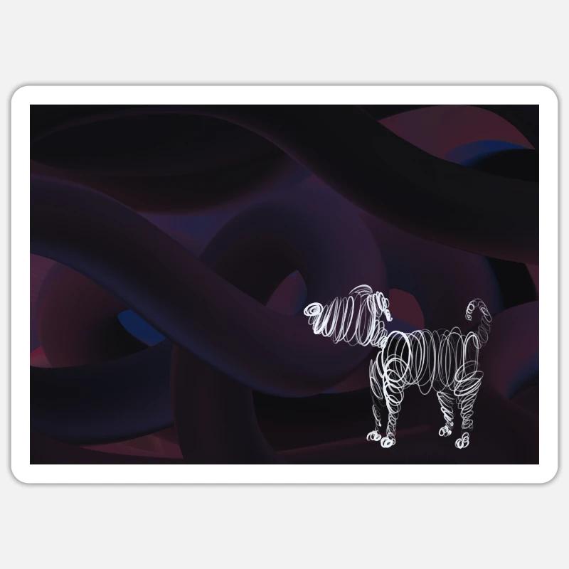Sticker taille S (10 x 10 cm) - 