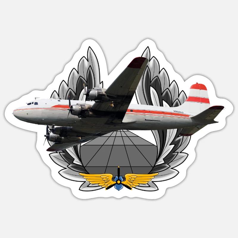 DC-4 - Sticker size S (10 x 10 cm) - white matte