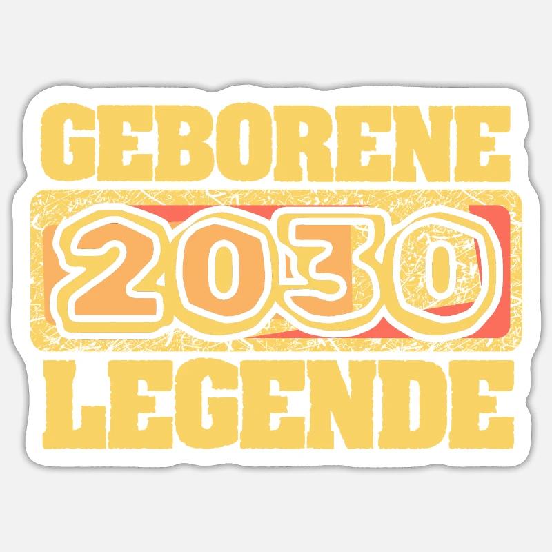 2030 Sticker Größe S (10 x 10 cm)