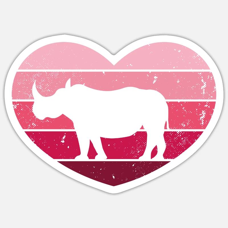 Auch dicke Einhörner brauchen Liebe Sticker Größe S (10 x 10 cm)