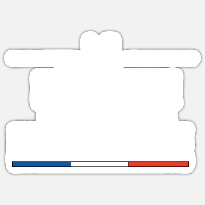 La Légende Prend Sa Retraite - Sticker taille S (10 x 10 cm) - blanc mat