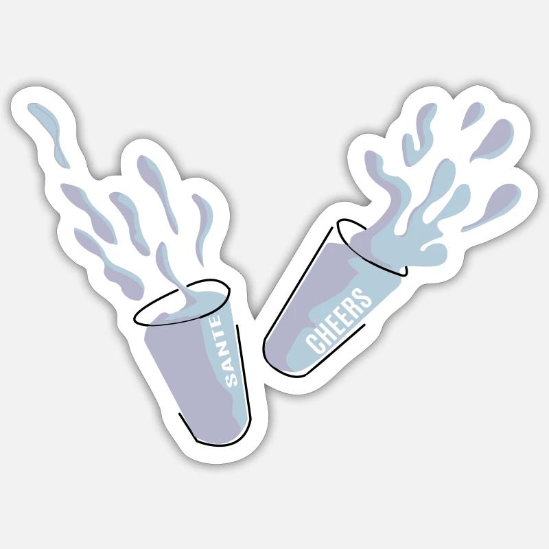 Sticker Größe S (10 x 10 cm) - 