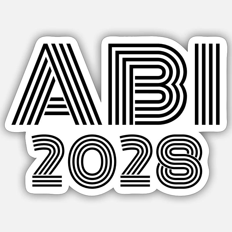 ABI 2028 Sticker Größe S (10 x 10 cm)