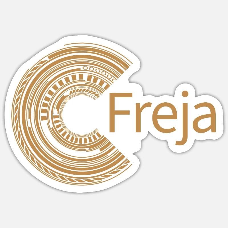 Pour Freja - Sticker taille S (10 x 10 cm) - blanc mat