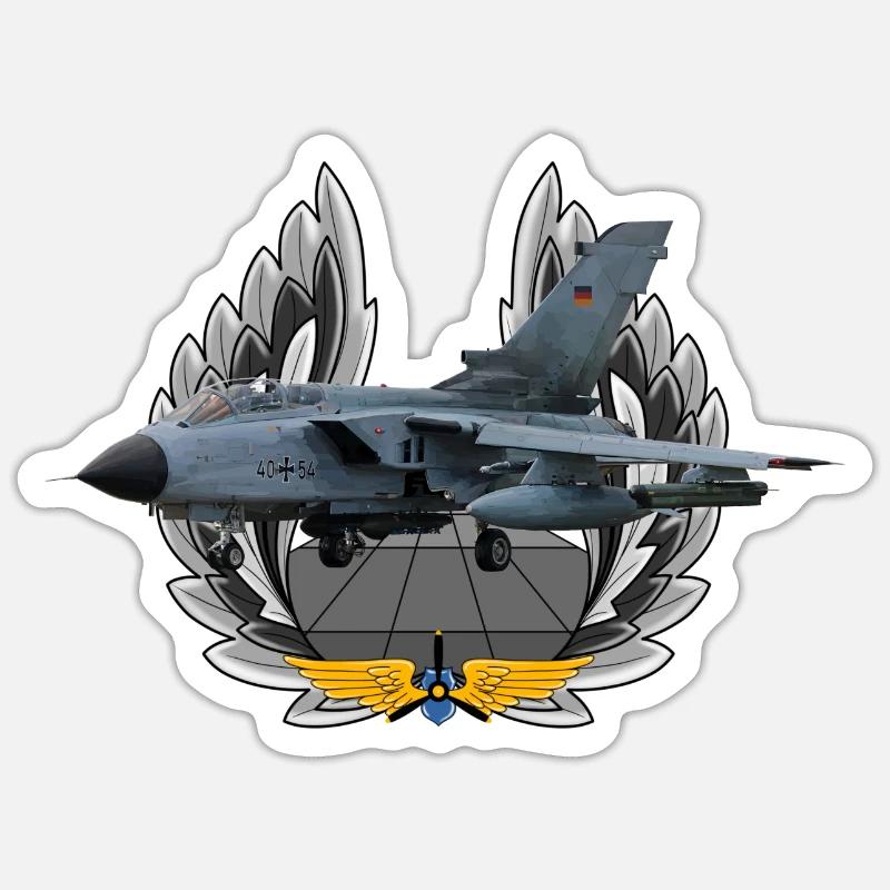 Tornado - Sticker Größe S (10 x 10 cm) - Mattweiß