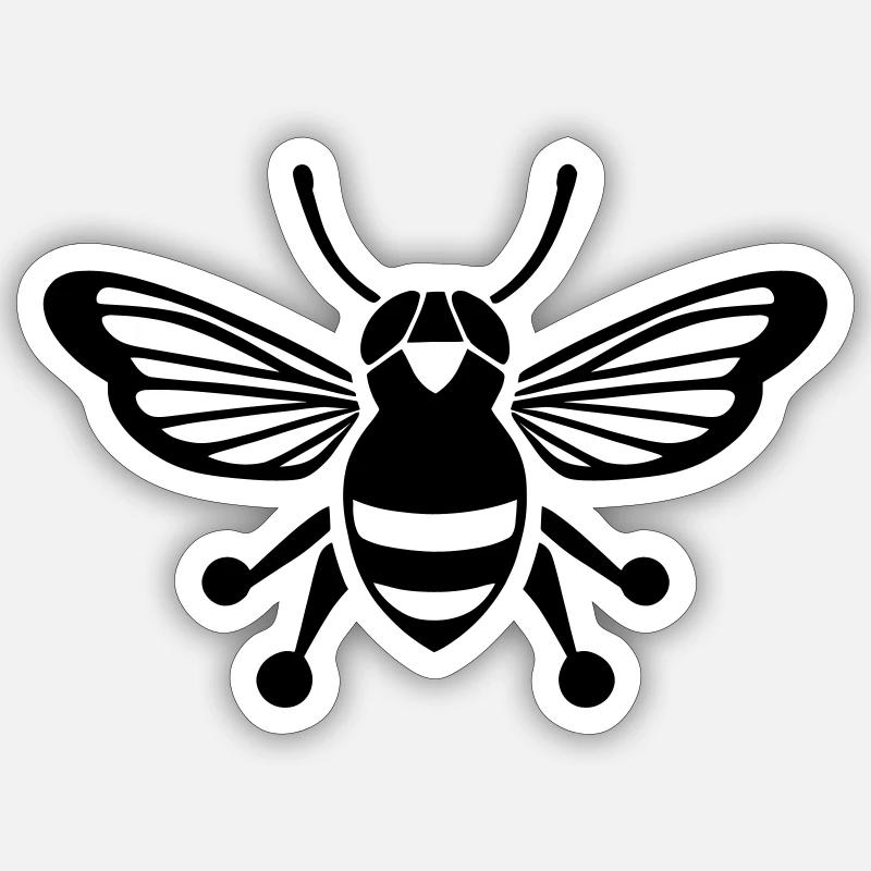 Cicada Sticker size S (10 x 10 cm)
