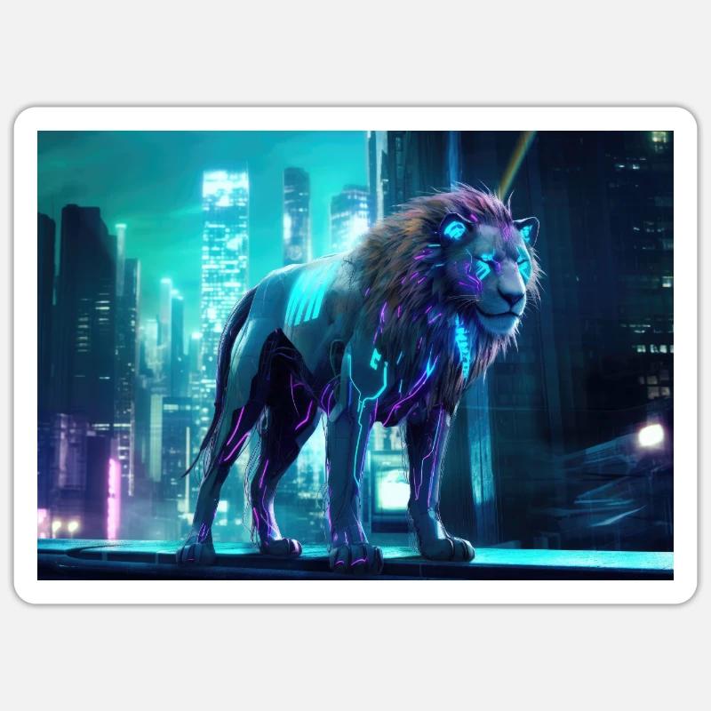 Cyber Pride Sticker size S (10 x 10 cm)