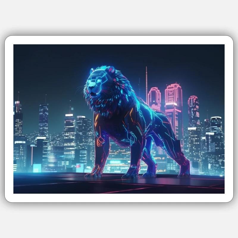 Cyber Pride Sticker size S (10 x 10 cm)