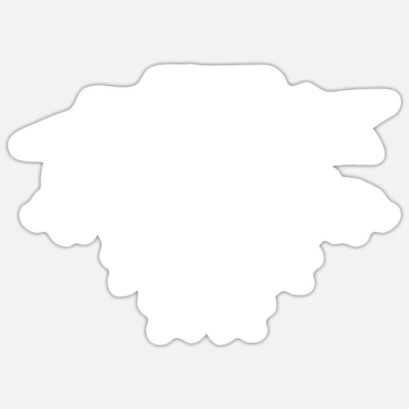 2017 - Sticker taille S (10 x 10 cm) - blanc mat