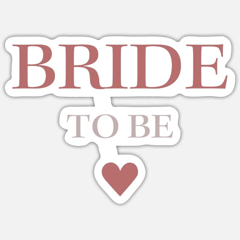 Future mariée Sticker taille S (10 x 10 cm)