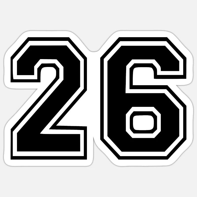 26 - Sticker size S (10 x 10 cm) - white matte