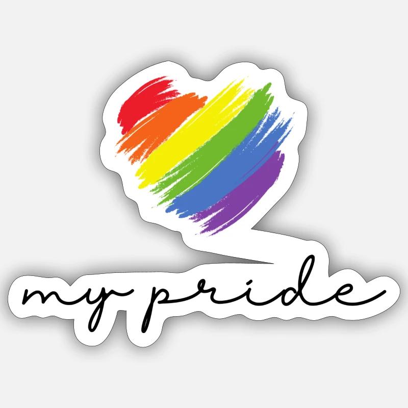 PRIDE Sticker taille S (10 x 10 cm)
