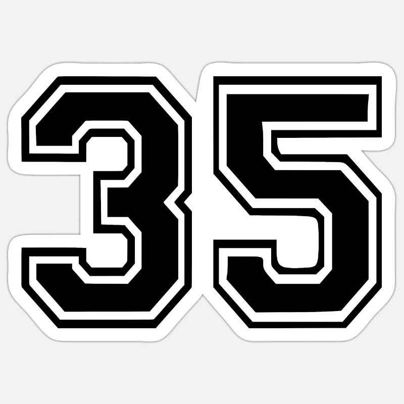 35 Sticker size S (10 x 10 cm)