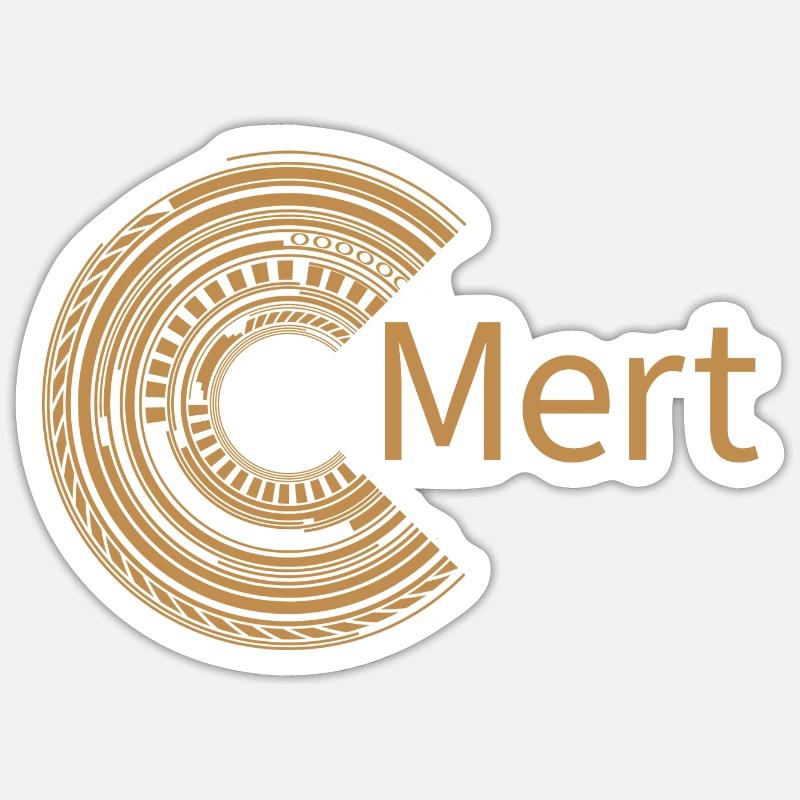 For Mert - Sticker size S (10 x 10 cm) - white matte