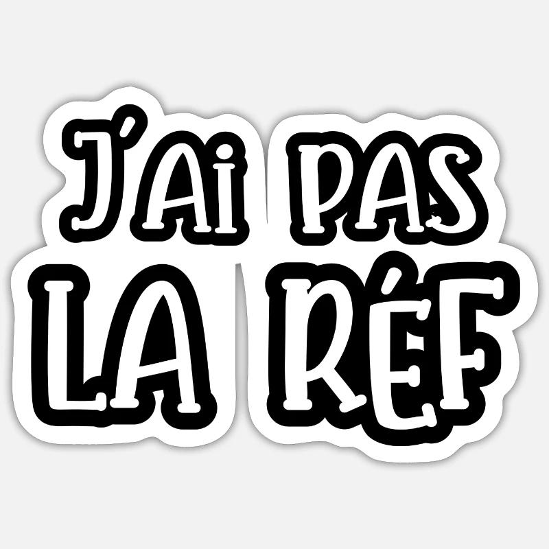 j'ai pas la réf - Sticker taille S (10 x 10 cm) - blanc mat