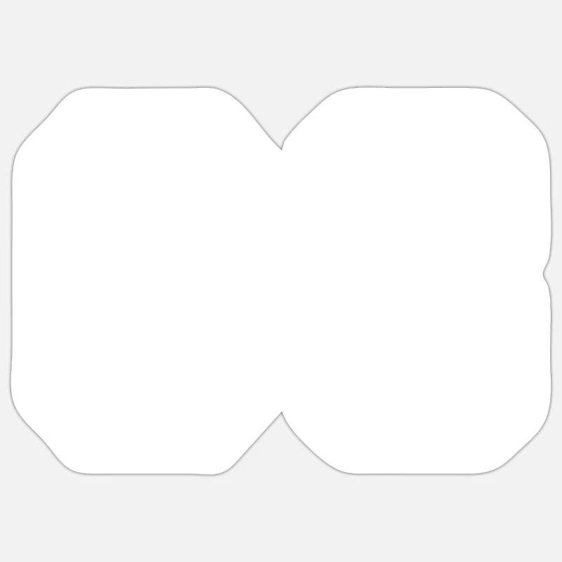 68 - Sticker taille S (10 x 10 cm) - blanc mat