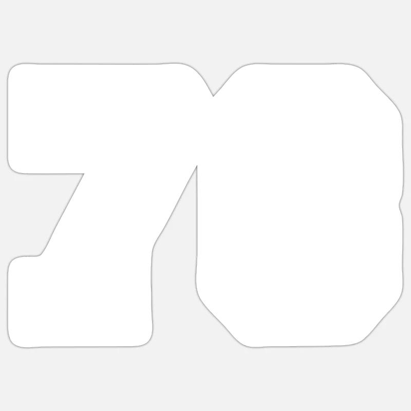 73 - Sticker taille S (10 x 10 cm) - blanc mat