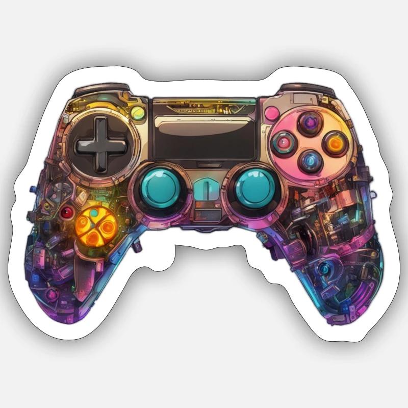 FusionX EvoGrip // Gaming Controller Art Sticker Größe S (10 x 10 cm)