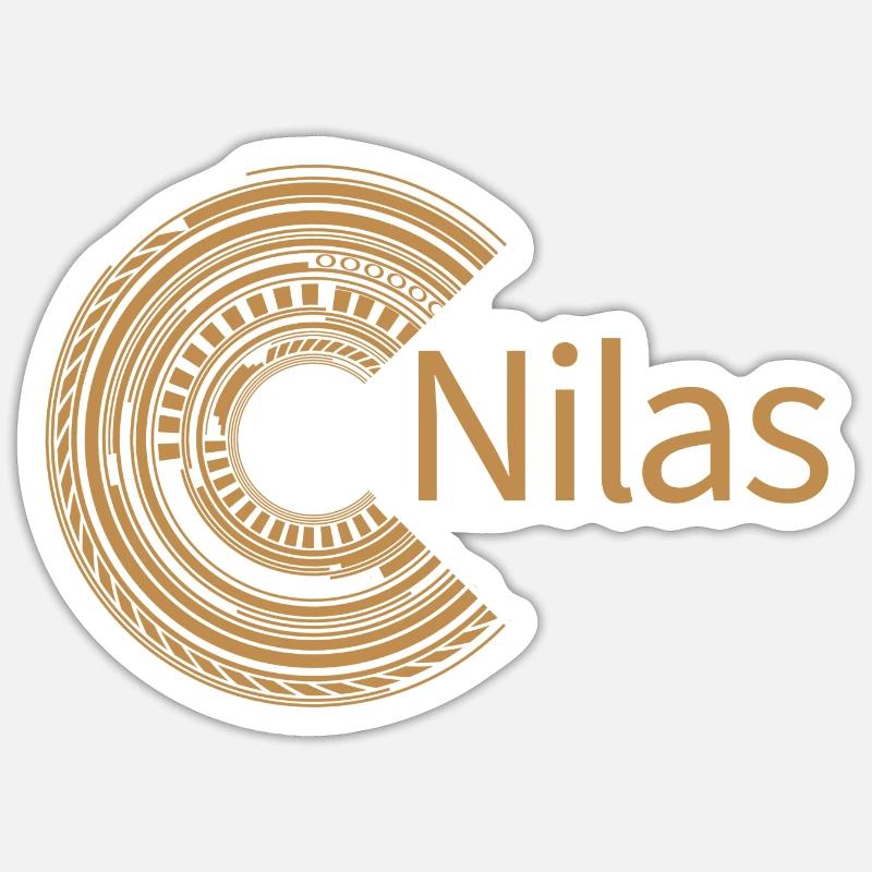 Für Nilas - Sticker Größe S (10 x 10 cm) - Mattweiß
