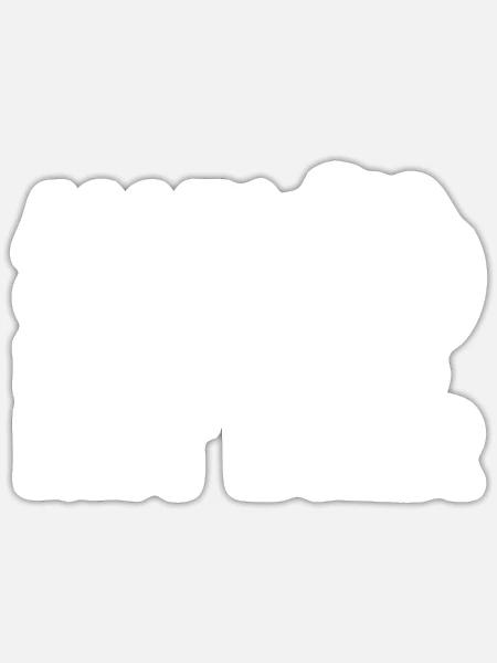 Bier Alkohol Party Getränk - Sticker Größe S (10 x 10 cm) - Mattweiß